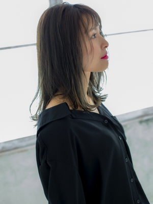 ヘアスタイル「おしゃかわセミディ☆」の側面画像